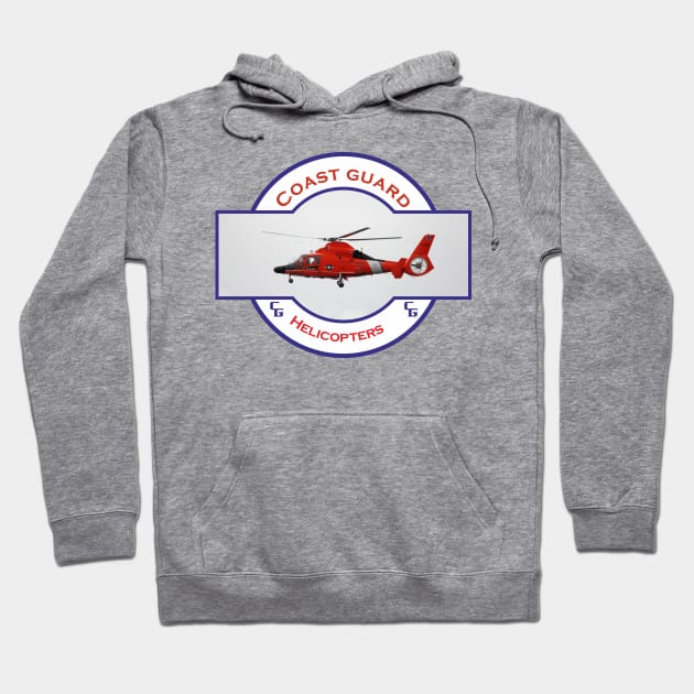 US Coastguard search and rescue Helicopter, Hoodie by AJ techDesigns